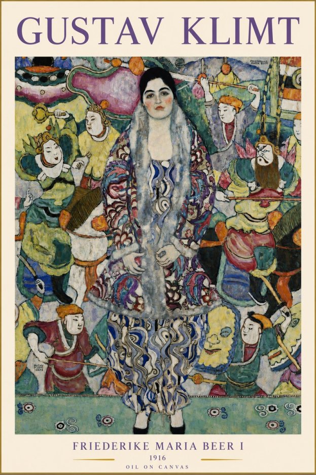 Klimt Friederike Maria Beer I No3 - Plakat