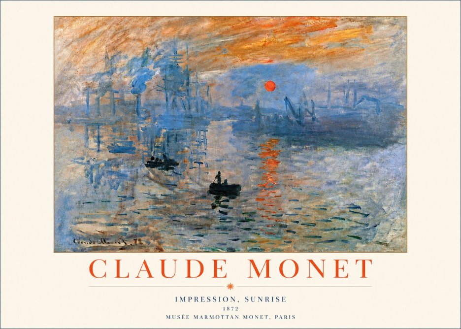 Monet Impression, Sunrise I No4 - Plakat