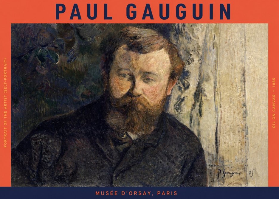 Paul Gauguin Portrait of the Artist (Self-portrait) No2 - Plakat