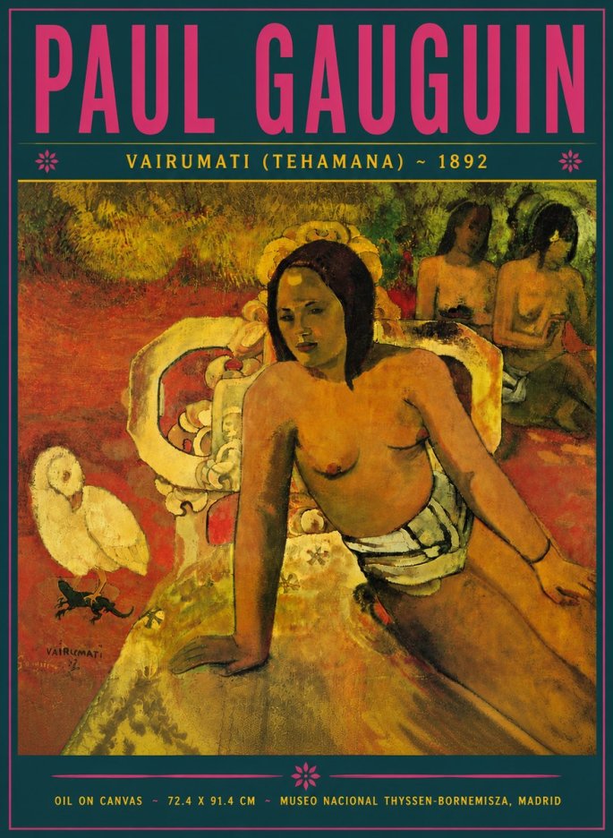 Paul Gauguin Vairumati (Tehamana) No5 - Plakat