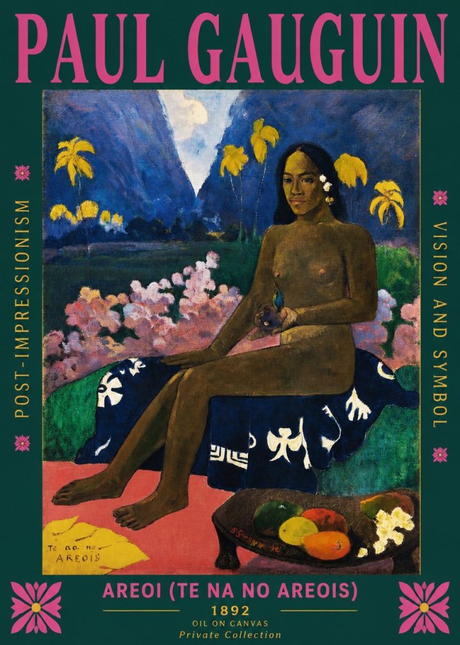 Paul Gauguin Te Na No Areois (the Seed of the Areoi) No6 - Plakat