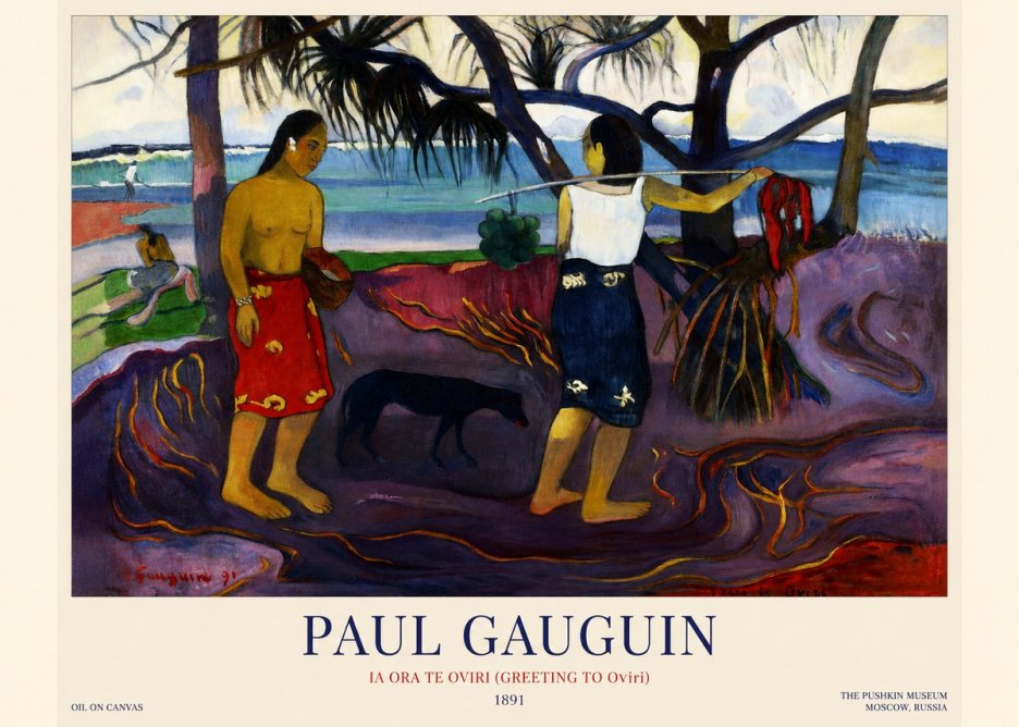 Paul Gauguin Ia Ora Na Te Ovari (I Raro Te Oviri) No2 - Plakat