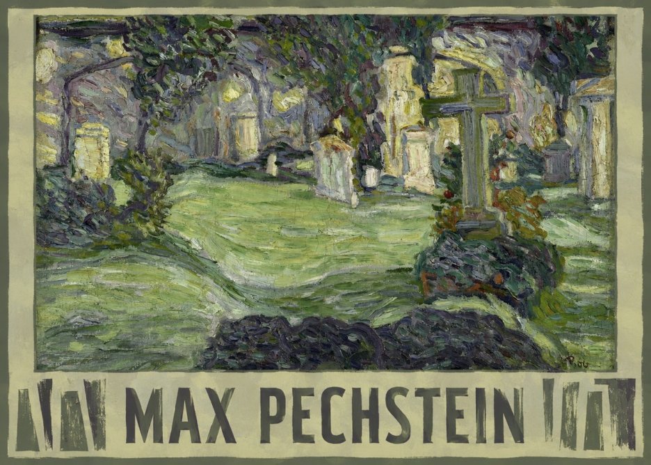 Max Pechstein Cemetery No3 - Plakat