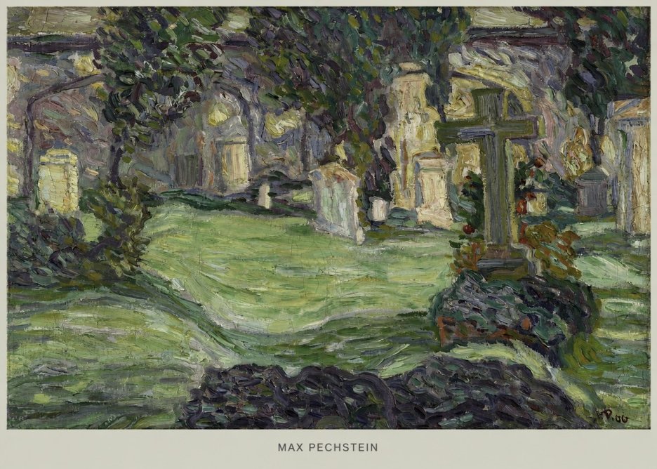 Max Pechstein Cemetery No5 - Plakat