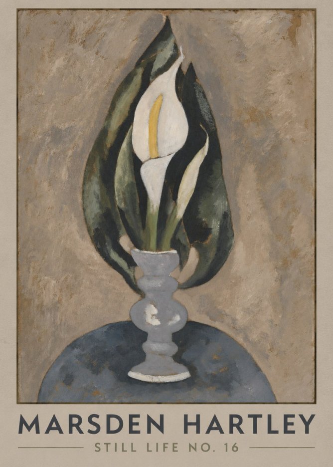 Marsden Hartley Still Life No. 16 No1 - Plakat