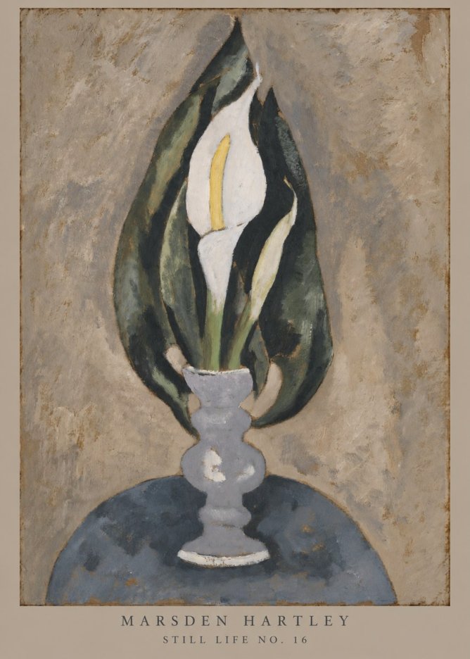 Marsden Hartley Still Life No. 16 No6 - Plakat
