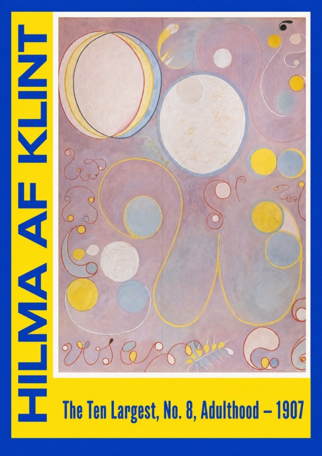 Hilma af Klint The Ten Largest, No. 8, Adulthood No2 - Plakat