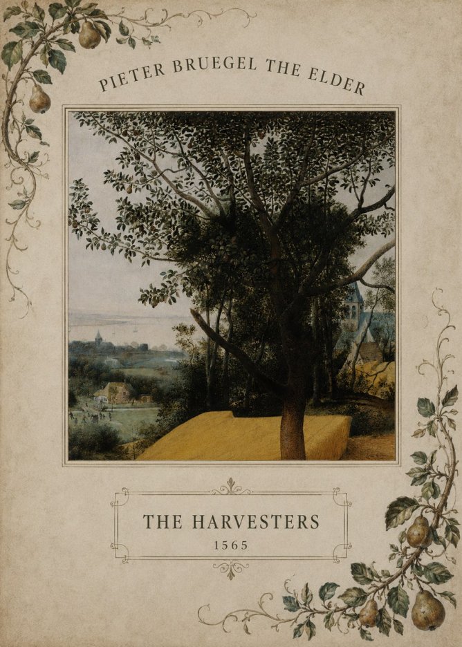Pieter Bruegel The Harvesters III No6 - Plakat