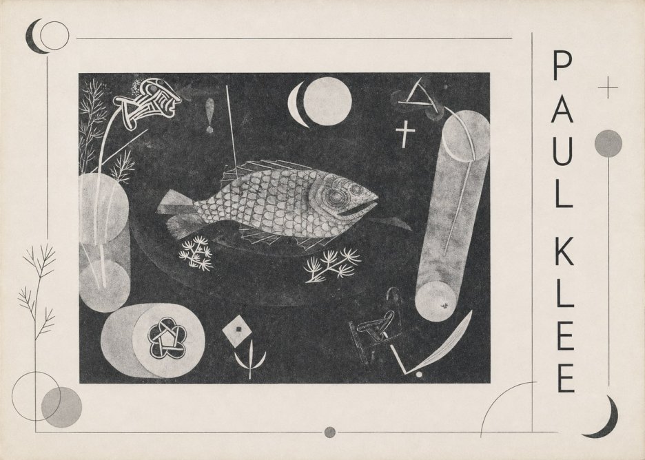 Paul Klee Abstract Fish No2 - Plakat
