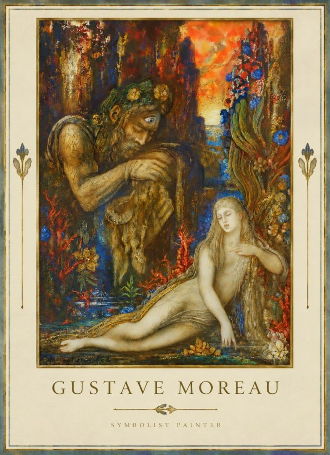 Gustave Moreau Galatea I No3 - Plakat