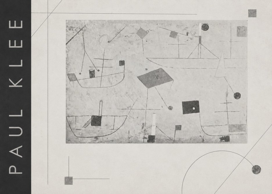 Paul Klee Seascape with Boats No2 - Plakat