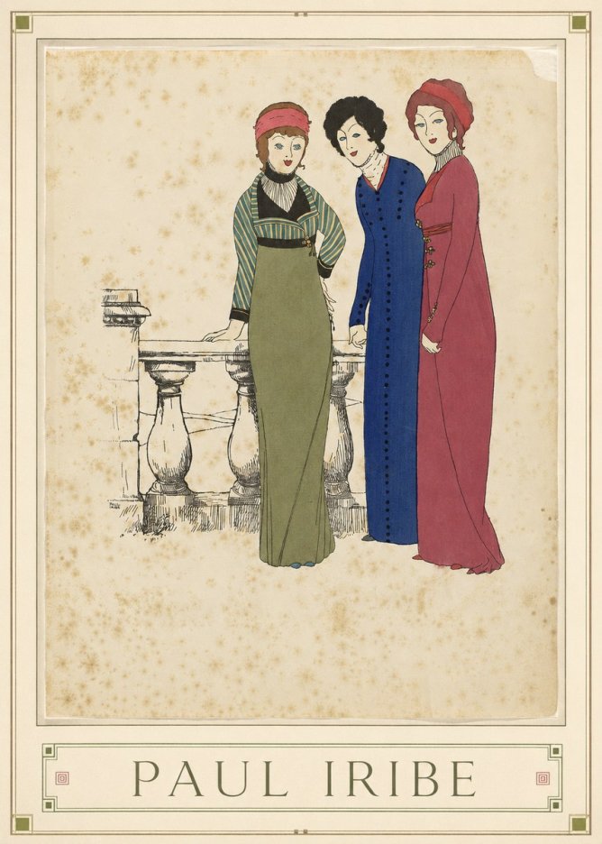 Paul Iribe Fashionable Ladies No1 - Plakat