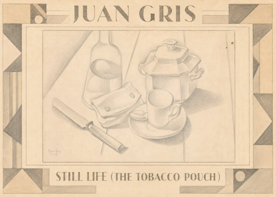Juan Gris Still Life (the Tobacco Pouch) No1 - Plakat