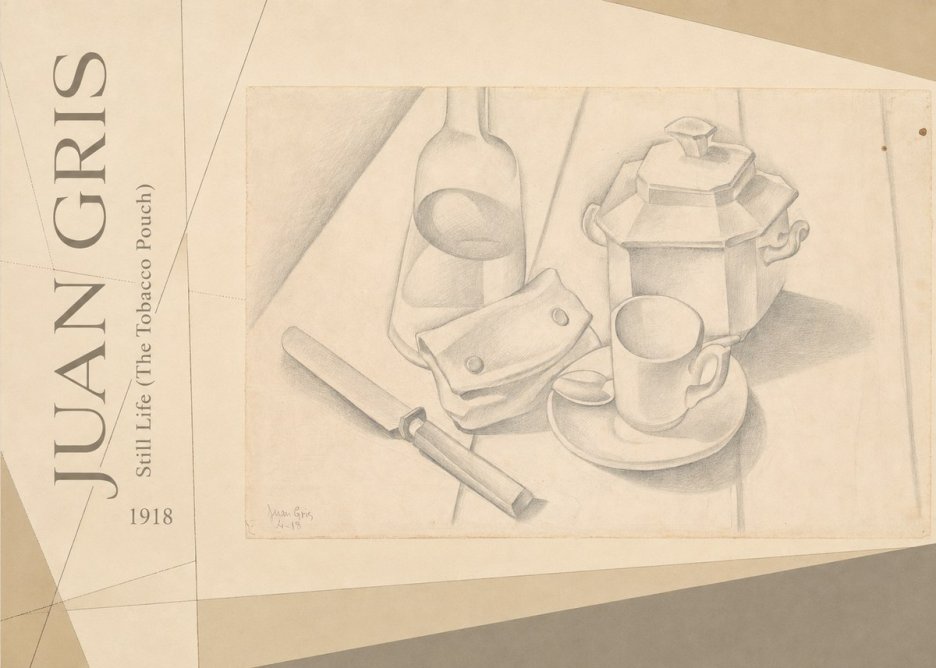 Juan Gris Still Life (the Tobacco Pouch) No5 - Plakat