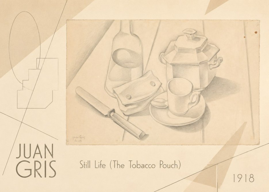 Juan Gris Still Life (the Tobacco Pouch) No6 - Plakat