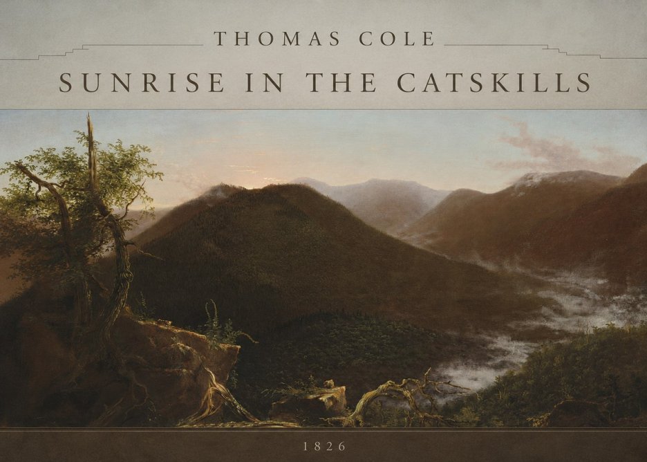 Thomas Cole Sunrise in the Catskills I No6 - Plakat