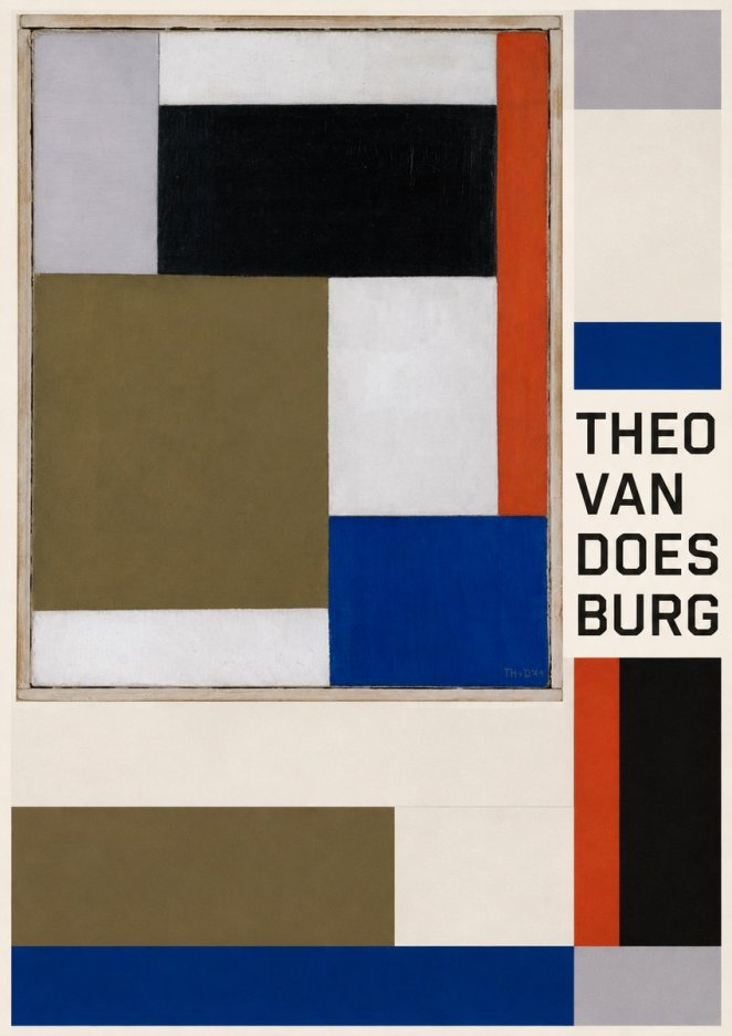 Theo van Doesburg Composition Xxii No2 - Plakat