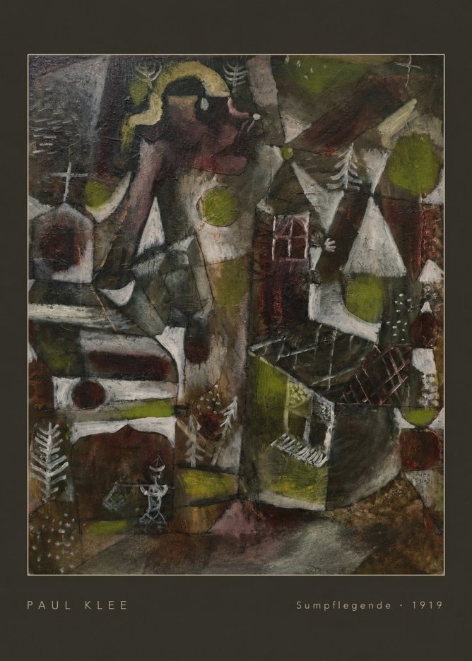 Paul Klee Sumpflegende II No5 - Plakat