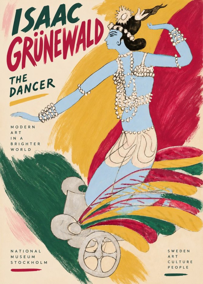 Isaac Grünewald Dancer on a Chariot No6 - Plakat