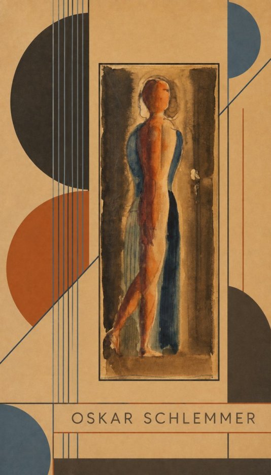 Oskar Schlemmer Figure Study No2 - Plakat