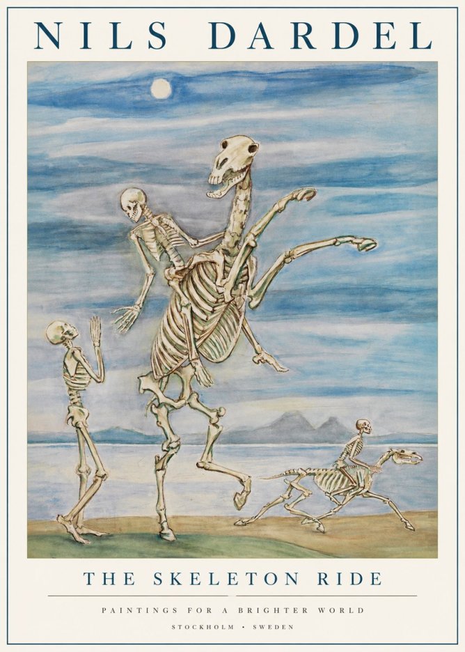Nils Dardel The Dancer No2 - Plakat
