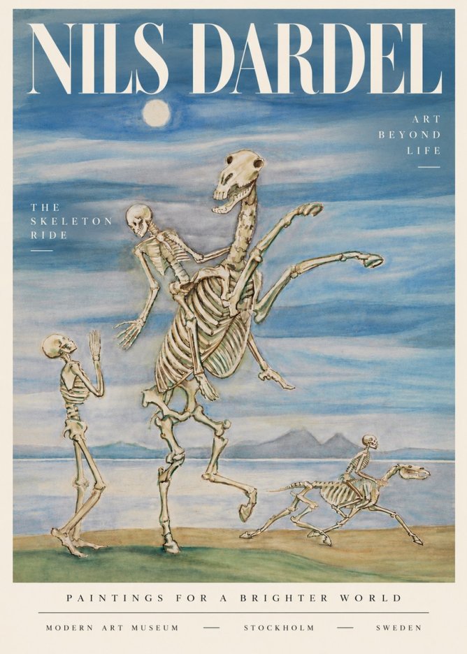 Nils Dardel The Dancer No5 - Plakat