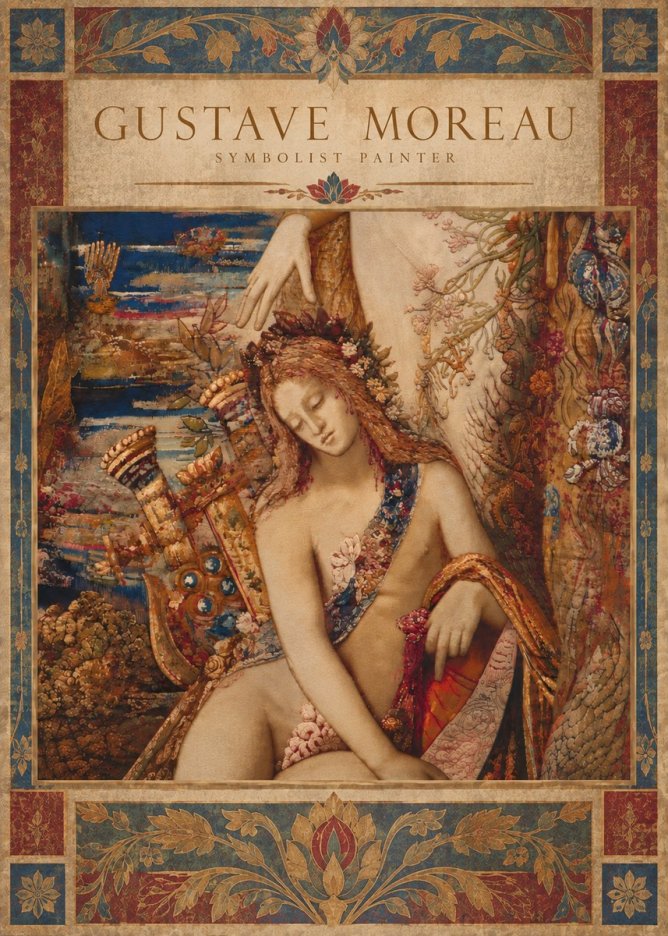 Gustave Moreau Jupiter and Semele II No6 - Plakat