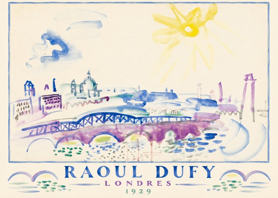 Raoul Dufy Londres - 1929 No3 - Plakat