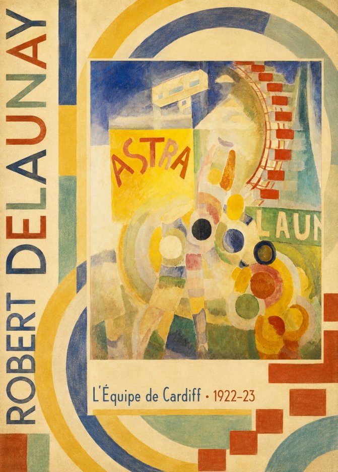 Robert Delaunay L'équipe De Cardiff No2 - Plakat