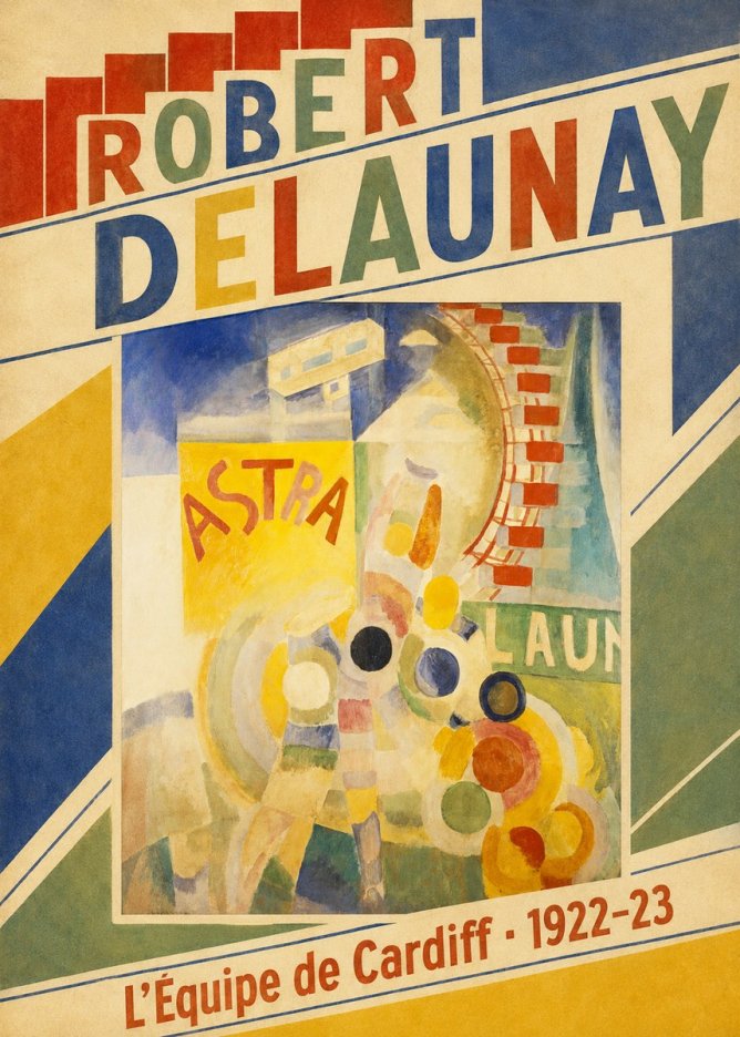 Robert Delaunay L'équipe De Cardiff No4 - Plakat