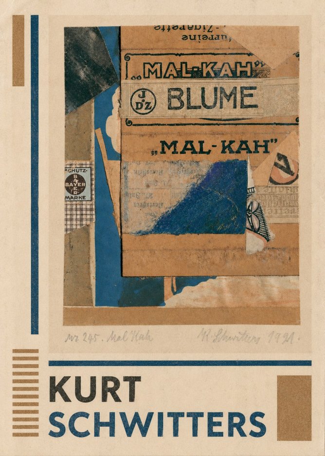 Kurt Schwitters Mal Kah No1 - Plakat
