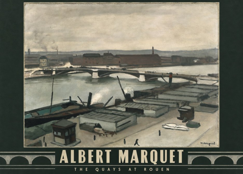 Albert Marquet The Quays at Rouen No4 - Plakat