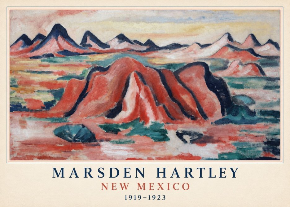 Marsden Hartley New Mexico No3 - Plakat