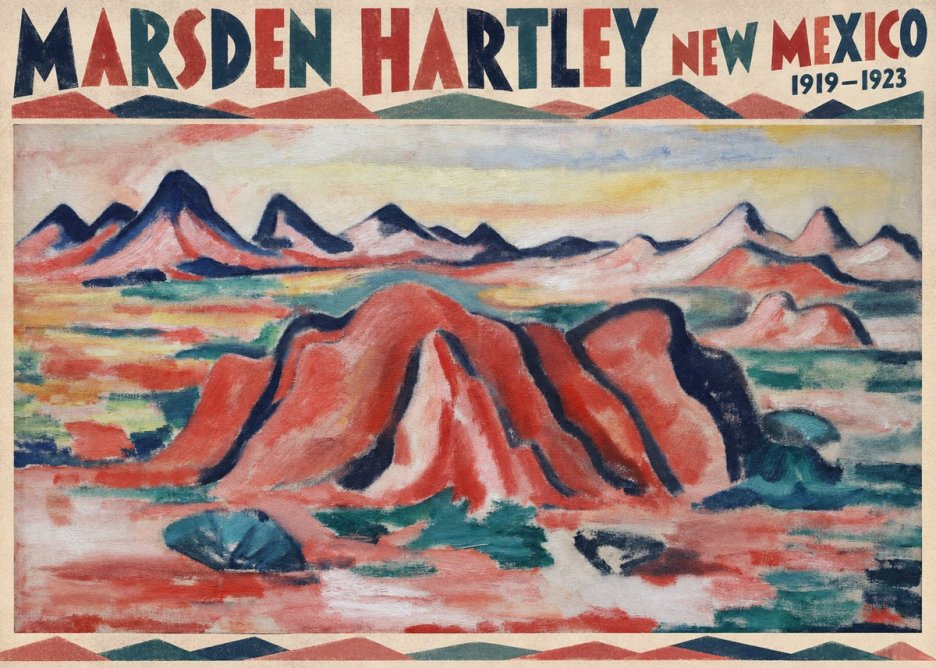 Marsden Hartley New Mexico No4 - Plakat