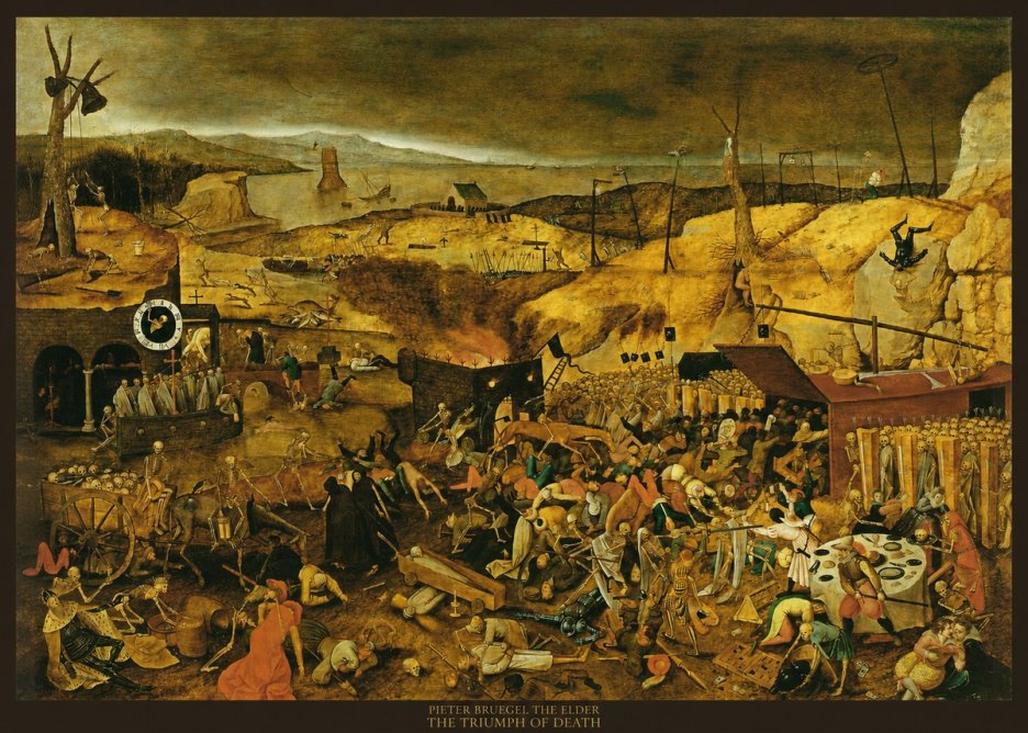 Pieter Bruegel The Triumph of Death I No6 - Plakat
