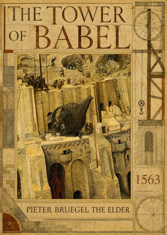 Pieter Bruegel The Tower of Babel VII No6 - Plakat