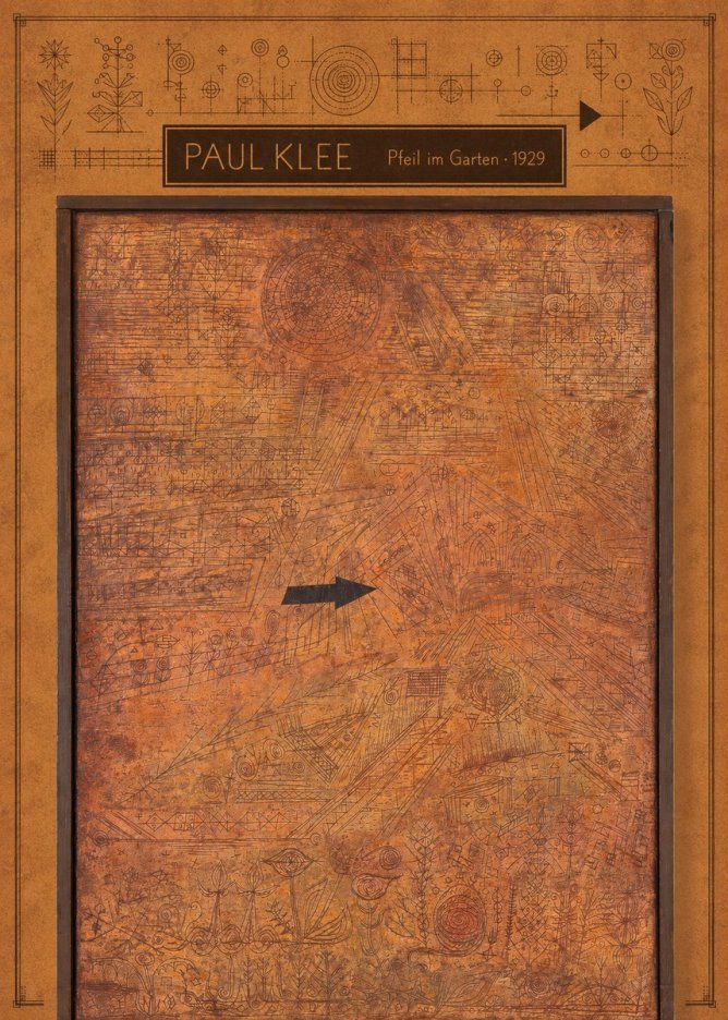 Paul Klee Pfeil Im Garten No6 - Plakat