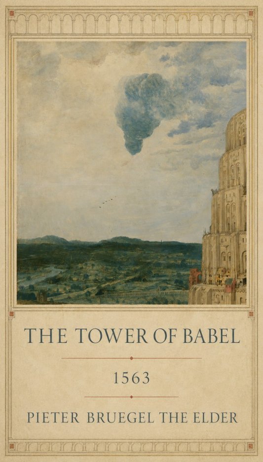 Pieter Bruegel The Tower of Babel VIII No1 - Plakat