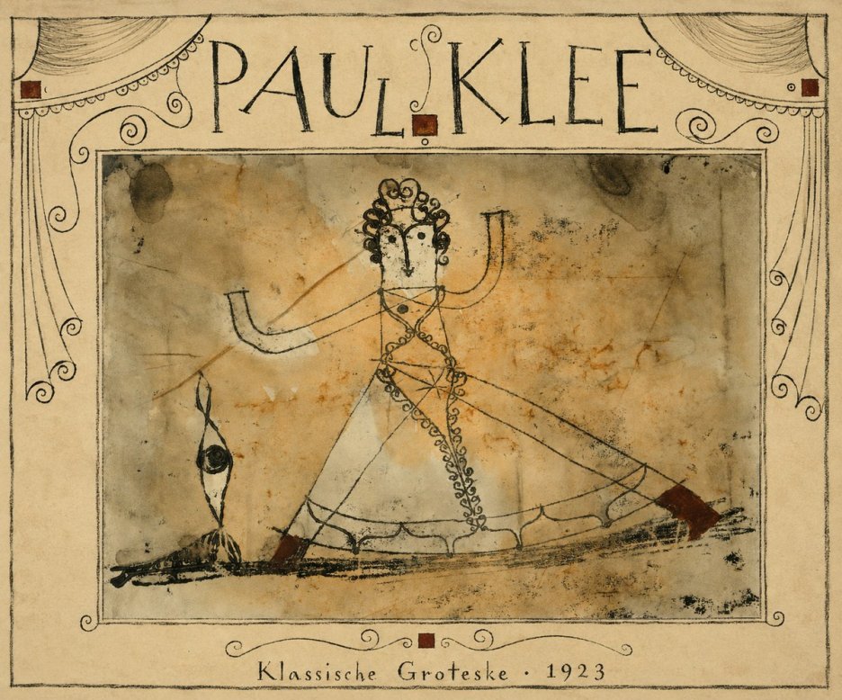 Paul Klee Klassische Groteske No6 - Plakat