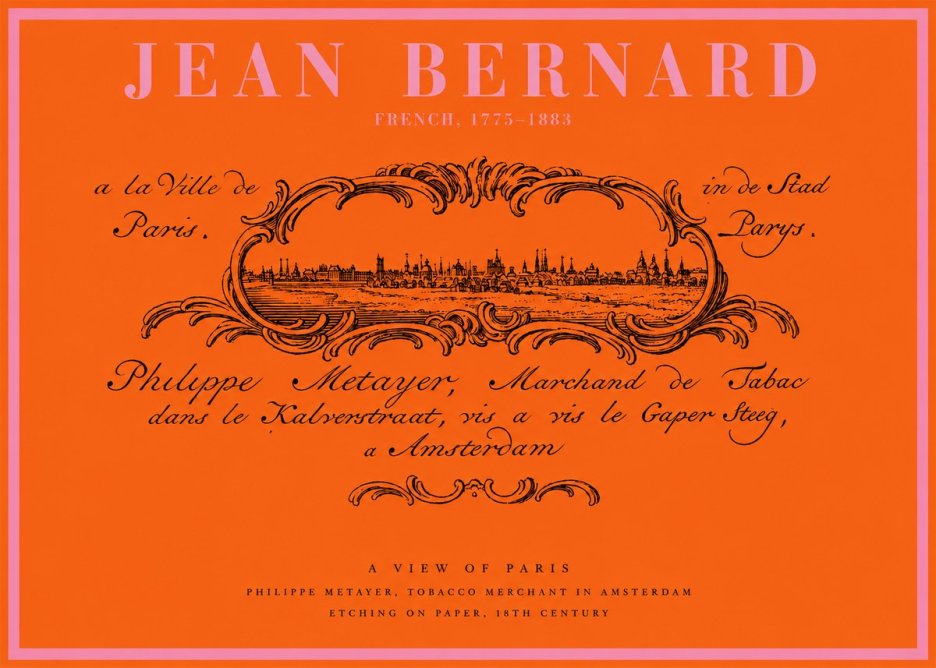 Jean Bernard A View of Paris No2 - Plakat