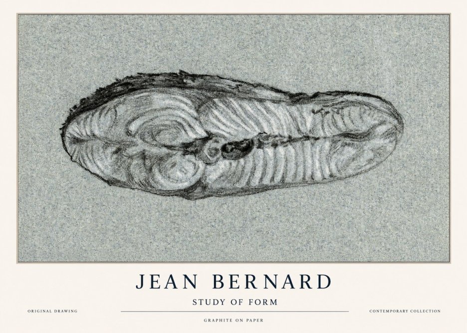 Jean Bernard Study of Form I No1 - Plakat