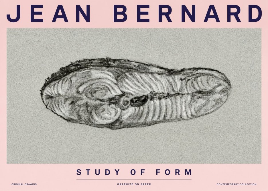 Jean Bernard Study of Form I No3 - Plakat