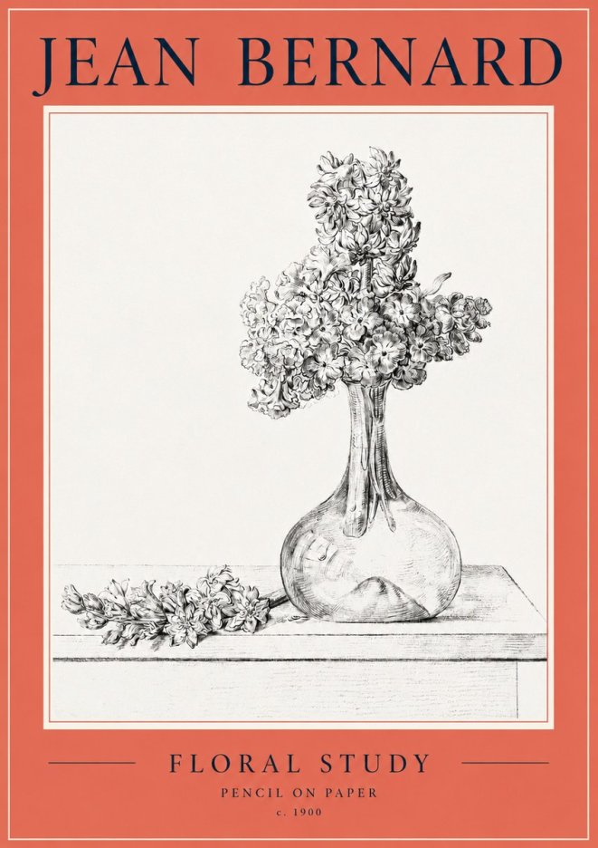 Jean Bernard Spring Blossoms No3 - Plakat