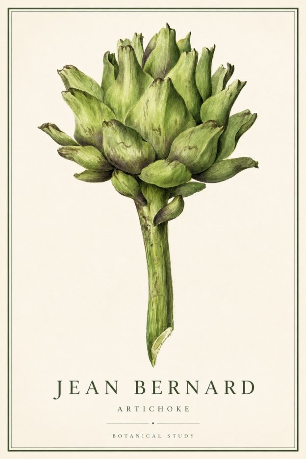 Jean Bernard Green Artichoke No3 - Plakat
