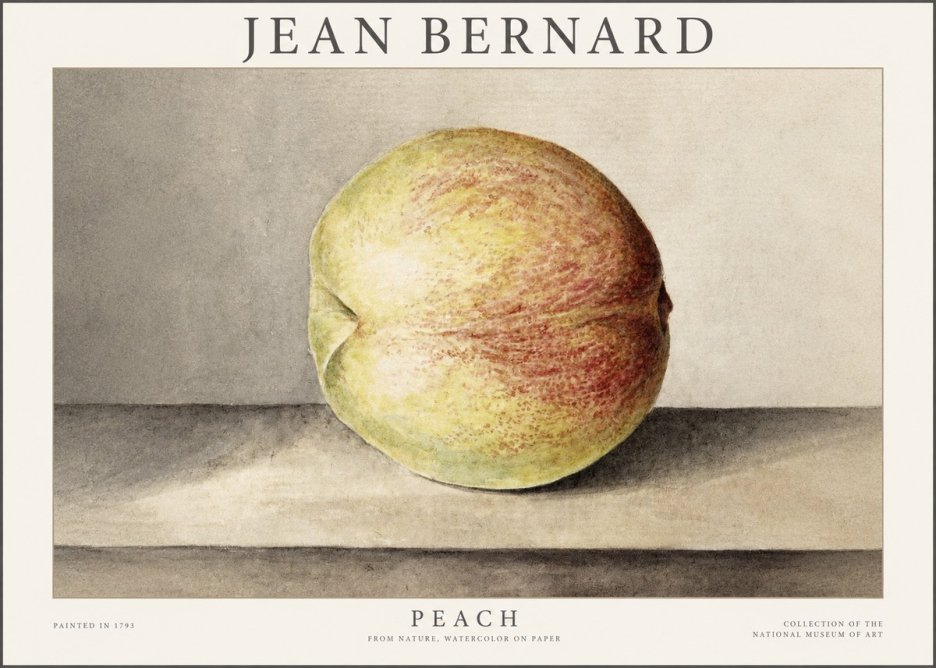 Jean Bernard Peach No1 - Plakat