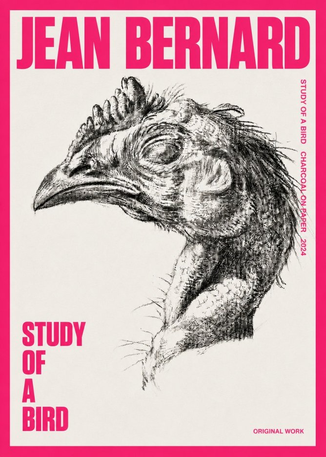 Jean Bernard Study of Form II No6 - Plakat