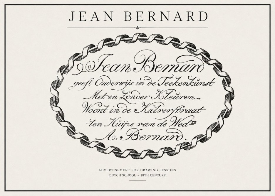 Jean Bernard Jean Bernard - Teacher of the Art of Drawing No2 - Plakat