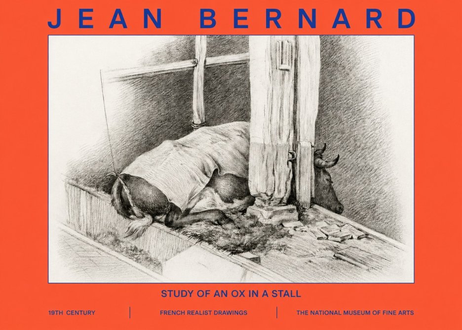 Jean Bernard The Resting Ox No6 - Plakat