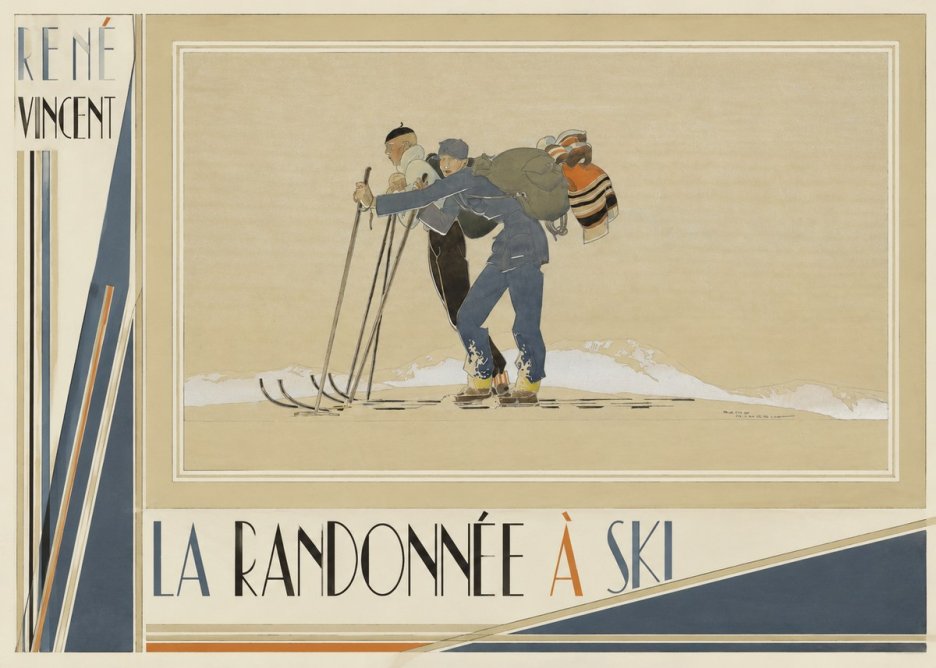 René Vincent La Randonnée À Ski No3 - Plakat