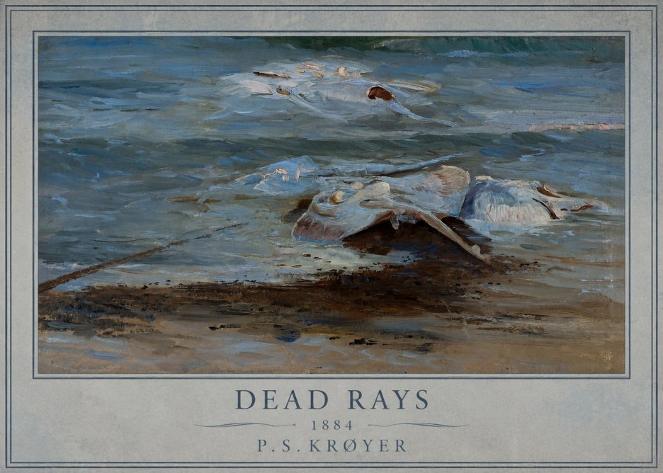 P.S. Krøyer Dead Skates No6 - Plakat